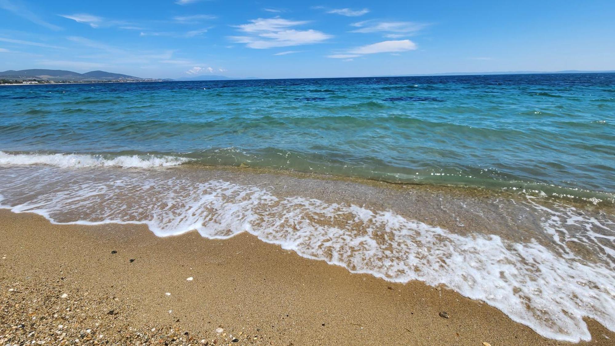Pine Beach Holiday Home 2 Bedrooms 50 Meters To The Beach Kalyves Polygyrou المظهر الخارجي الصورة